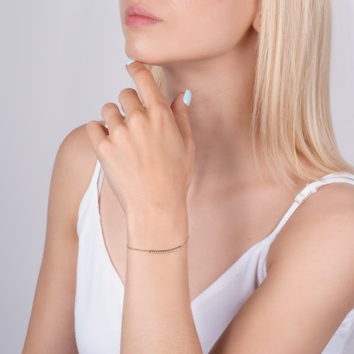 Bransoletka Share Your Love: złota, diamenty